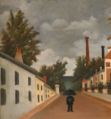 Henri Rousseau (Handmade) Signed Oil Painting on Canvas 16×24 in Naïve Art ..