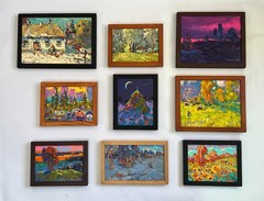 Wholesale lot of 5 original oil paintings, Bulk Order Discounts, Lot of Painting