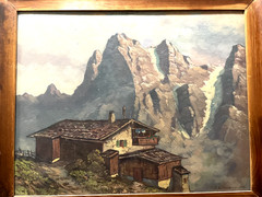 Heinz Edelmann early work MY HOME IN THE ALPS Beatles, Lord of the Rings