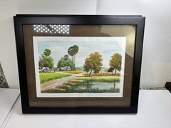 Lot Of 3 Original Watercolors from Vietnam? Framed SINGED KEO CHEA