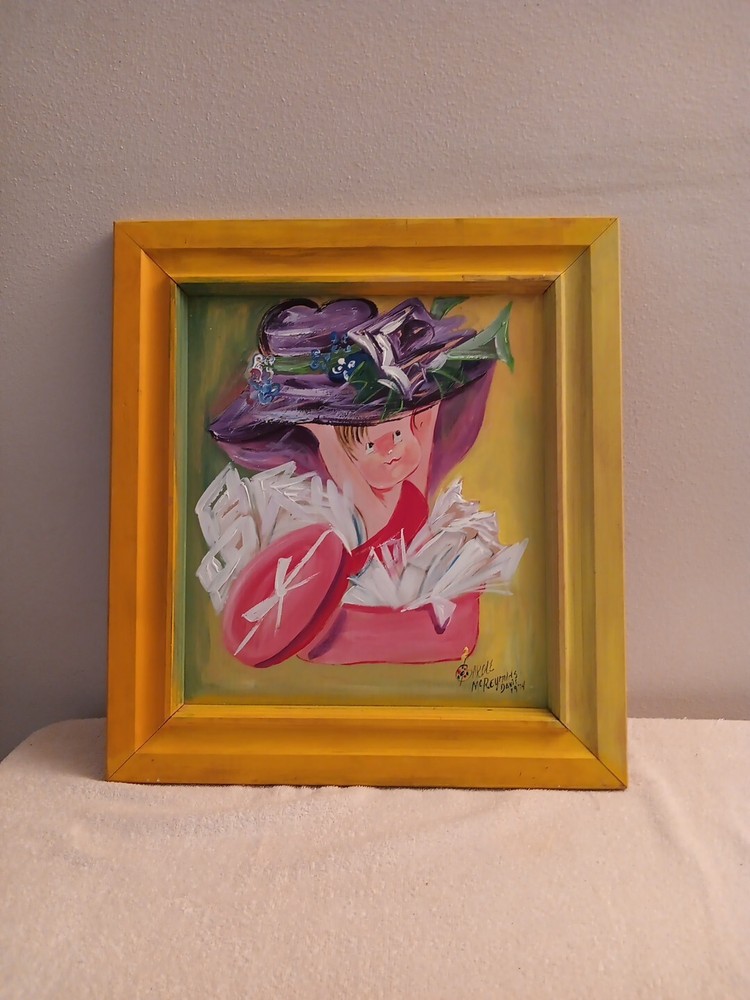 Carole McReynolds Davis Painting 1974 19 1/2 x 21 1/2