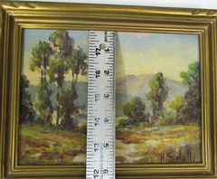 California Impressionist HERBERT SARTELLE 1885-55 Landscape Painting ▸Plein Air