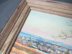 Framed Amish Field by Judy Antonelli Original Oil – Signed – Painting 8×10 g4 pp