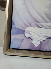 Sleeping Woman On Love Seat Vinyl Wall art 26 1/2 X38 1/2 By 2 Inches Deep