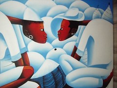 Original MYSER Dominican Republic OIL PAINTING SIGNED ONE OF A KIND MINT FREE SH