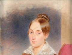 Alois Anreiter (1803-1882) „Viennese married couple“ two miniatures, 1830s (m)