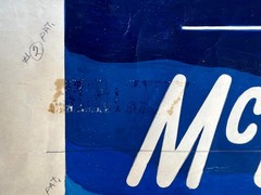 Vintage Original 1960s McDonald’s Billboard Concept Art – 61″ W x 20″ H – Googie