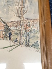 Vtg 1960 Dick Rockwell Comic Book Artist Ski Artwork Pine Top Vt Lost Area #2