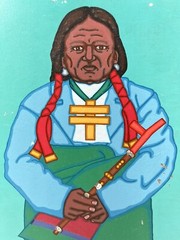 JESSE T HUMMINGBIRD CHEROKEE NATIVE AMERICAN OKLAHOMA SOUTHWEST POP ART PAINTING