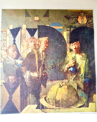 „Survivors“ Holocaust Survivors Art Print by Harvey Breverman 19 1/4″ x 25″