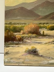 Antique Palm Springs Painting California Desert Finest Large John Anthony Conner