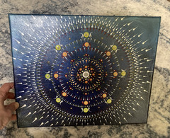 14” x 11” Original Mandala Dot Painting Abstract Art in Acrylic – Art by Eera G