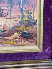 Palencia Mexican South West Desert Scene Original Oil Canvas Landscape Painting