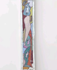 ORIGINAL HAITIAN ART PAINTING BY FRANTZ DORELUS HAITI ABSTRACT VOODOO 40″