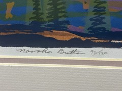 RARE Louie Ewing „Navaho Butte“ Original Gouache Painting & Serigraph Fine Art