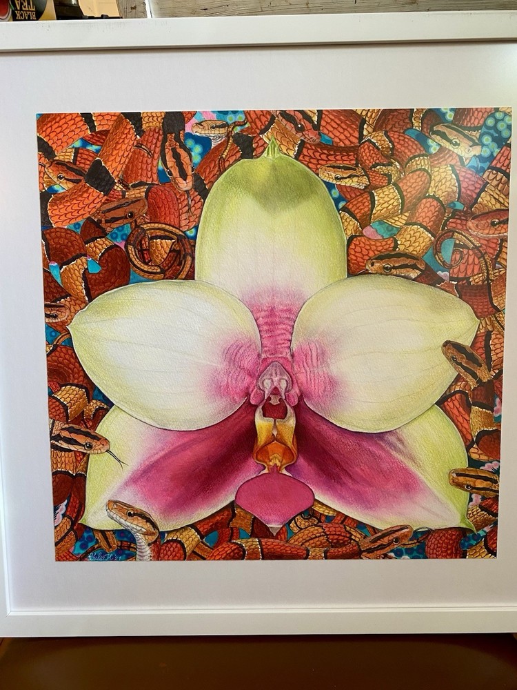 „Flower Serpent Composition #18“ Original Artwork
