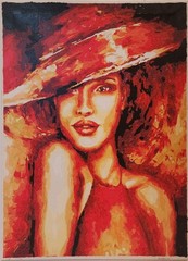 Lot of 10 Vintage Finished Paint by Number Art Various Size & Theme Unframed PBN