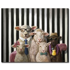 Family Portrait by Lucia Heffernan Gallery-Wrapped Canvas Giclee (24 in x 30 in)