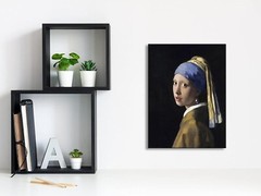 the Girl with a Pearl Earring by Jan Vermeer Oil Paintings Reproduction Canvas P