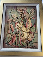 Ricardo Maya Original Painting Authentic Cuban Modernist Nicaragua Abstract 16″