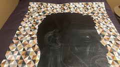 Umar by Idris Habib 41”x58” Stunning & Texture!