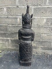 Nigerian Oba King and Queen Statue
