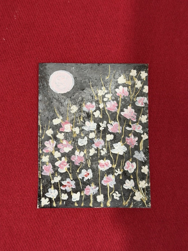 ACEO Original Artwork – mix media-textured-Original Signed Art