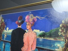Otto Aguiar Framed Limited Edition Signed Giclee – Afternoon Promenade ***READ**