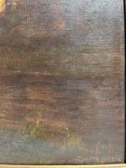 GORDON COUTTS ANTIQUE CALIFORNIA TONALIST VINTAGE LANDSCAPE EARLY OIL PAINTING