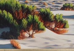 June Carey Large 20×30 Oil Painting California Desert Landscape Listed Artist