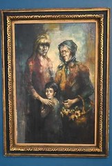 Stunning Modernist Painting Unsigned-Needs Research poss. Jansem? 44″ H X 32″ W