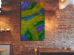 Mark Little Original painting 38” X 62 Abstract, giant, Extra Large, 48,60,36 Xl