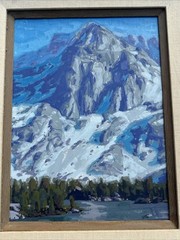 MATTHEW REYNOLDS PAINTING CALIFORNIA IMPRESSIONIST LANDSCAPE FAMOUS LISTED 16″