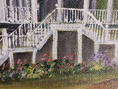 Almarie P. Little (1923-2002) Painting San Francisco Plantation New Orleans