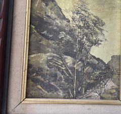 Oil on Board /framed/Landscape Painting/Signed /A. Howard