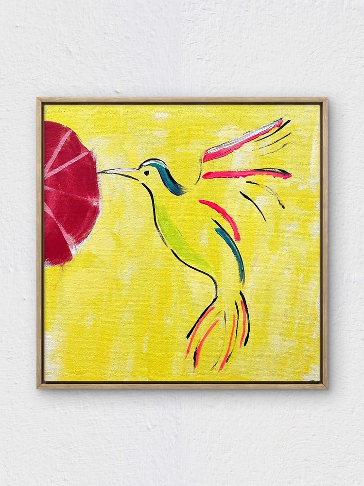 RiverRunArt Original Abstract 12×12 Acrylic Wall Art Stunning Canvas