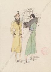 Gret Kalous-Scheffer (1892-1975) „Fashion Illustration“, ca 1930, Watercolor (m)