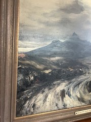 Vintage Original Oil Painting Sgurr Nan Gillean Skye Scotland Signed Miller 1975