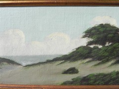 Richard DeTreville 1864-1929 PAIR small landscape paintings listed California