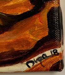 Painting Arizona Landscape Monument Valley ? Desert Southwest Mountain Signed
