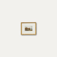 J. A. Wells – 19th Century Watercolour, Coastal Town