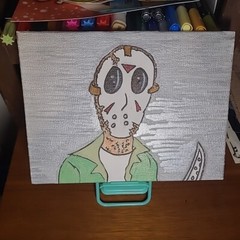 Original Painting Jason Vorhees Horror Mask 80’s Friday 13th Slasher Handmade
