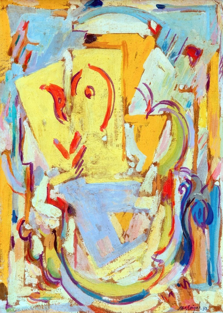 Arabesque Brush Painting by Albert Gleizes Reproduction
