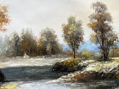 Original Oil Painting, Landscape, 51 X 61 cm