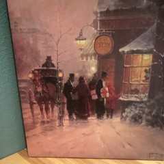 G. Harvey Signed & Numbered Limited Edition “The Toy Shop” 18”x 22” Canvas Print