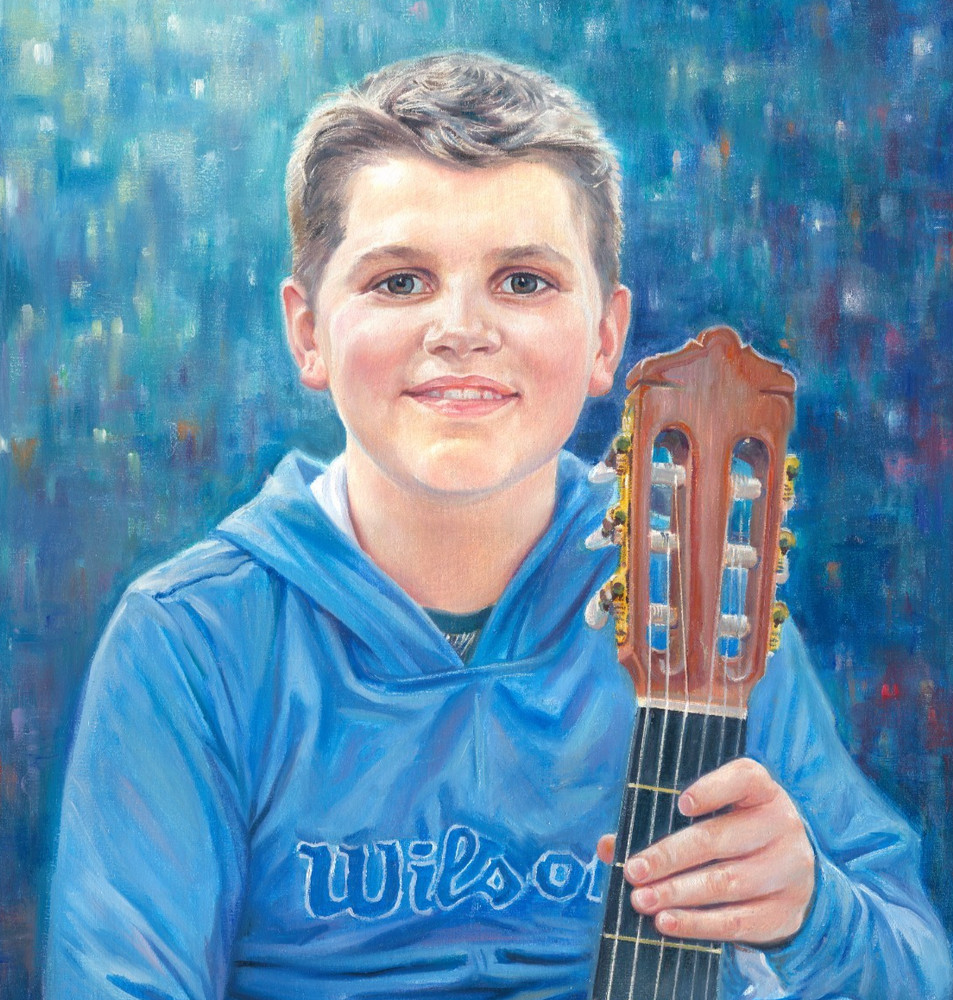 Custom Portrait From Photo Real Oil Painting On Canvas Hand Painted Family Gift