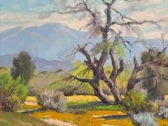 DARWIN DUNCAN PAINTING EARLY CALIFORNIA LANDSCAPE IMPRESSIONISM LISTED FAMOUS