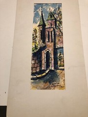 Quebec Original Watercolors Paintings Lot Of Three Signed 1969 By Artist