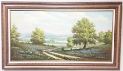 Joseph Henderson RSA 1832-1908 Scottish Art Landscape Oil On Canvas 24″x 48″