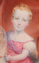 Charles Hayter (1761-1835)-Attrib. „Boy on a Rocking Horse“, Large Miniature